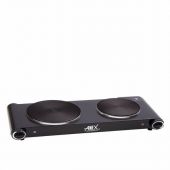 Anex AG 2062 Hot Plate Double Black